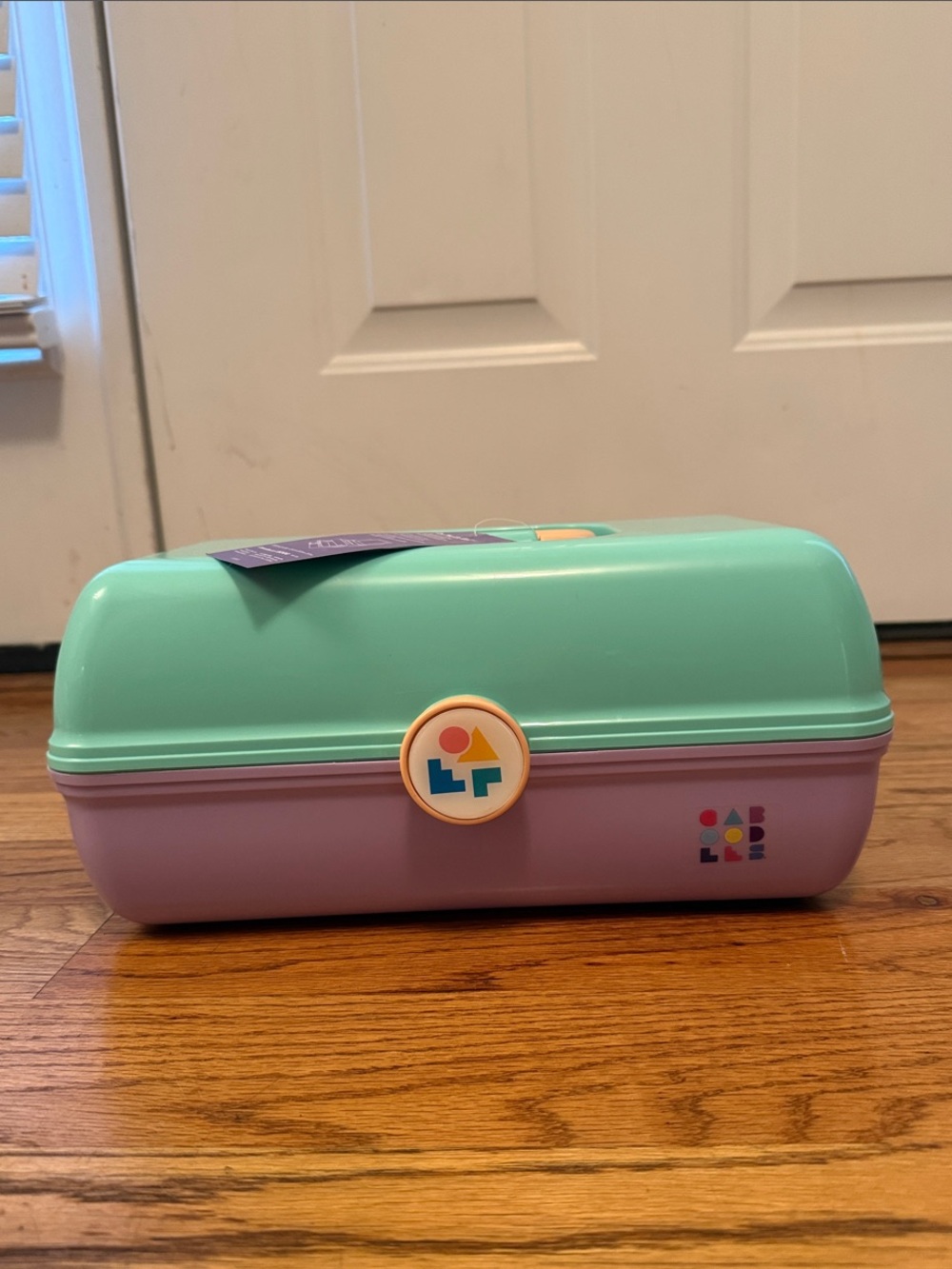 Caboodles Pastel Mint Green and Lavender Cosmetic Case